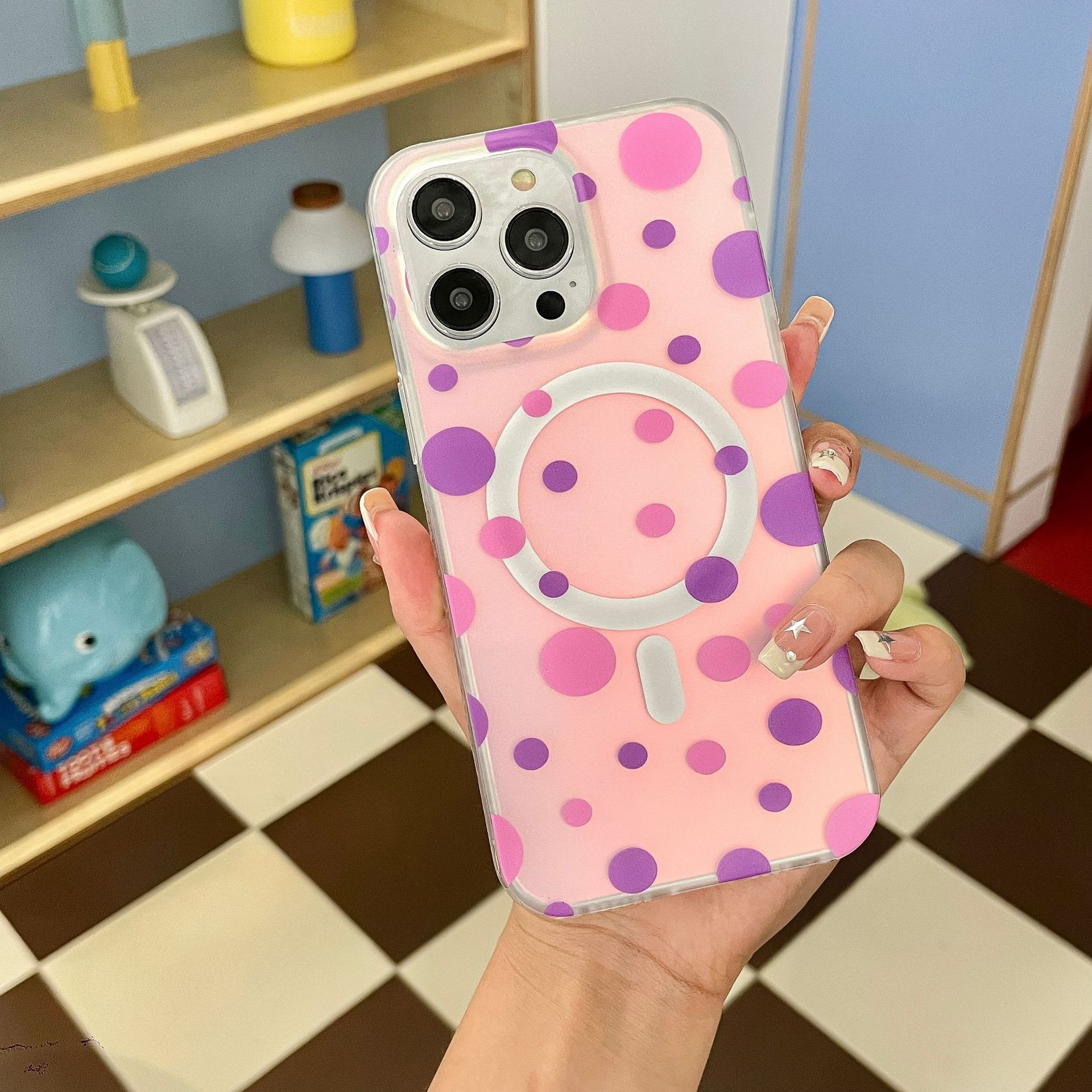 Luxury Magnetic Wave Pattern Phone Case|Wingotek