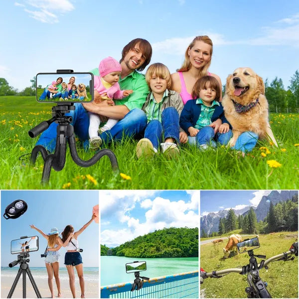 Portable Flexible Phone Tripod with Wireless Remote|Wingotek