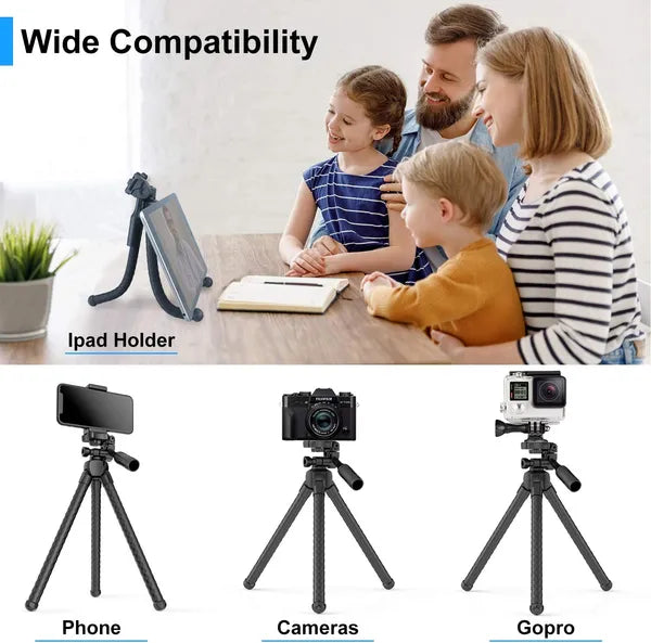 Portable Flexible Phone Tripod with Wireless Remote|Wingotek