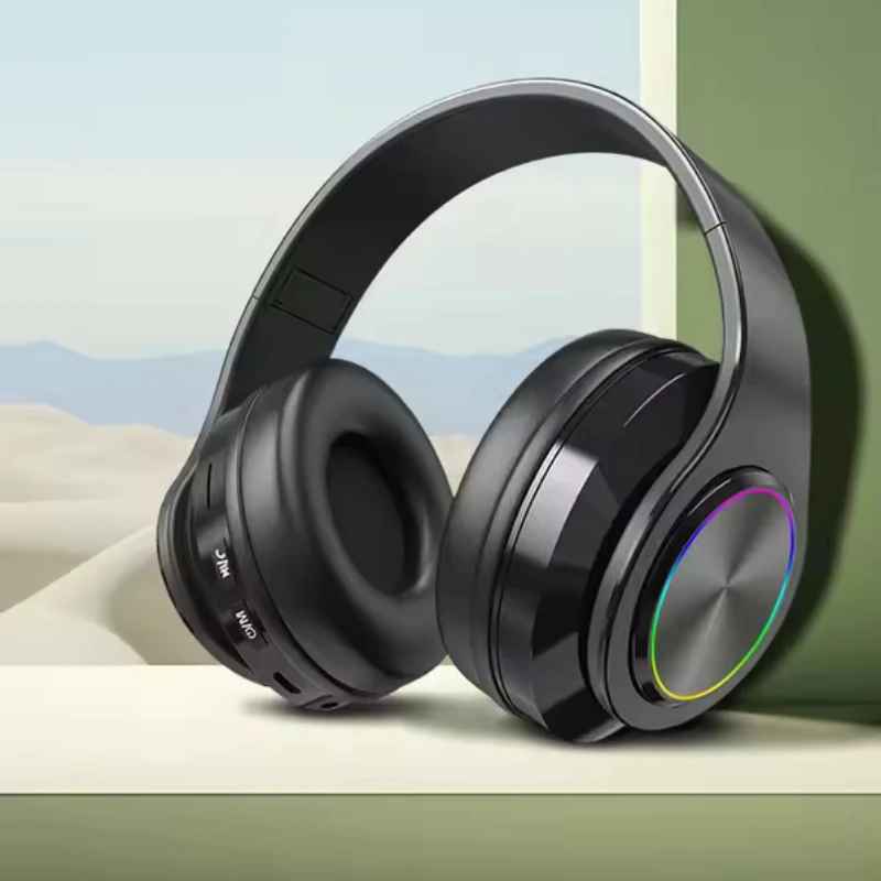 RGB Foldable Bluetooth Headphones|Wingotek