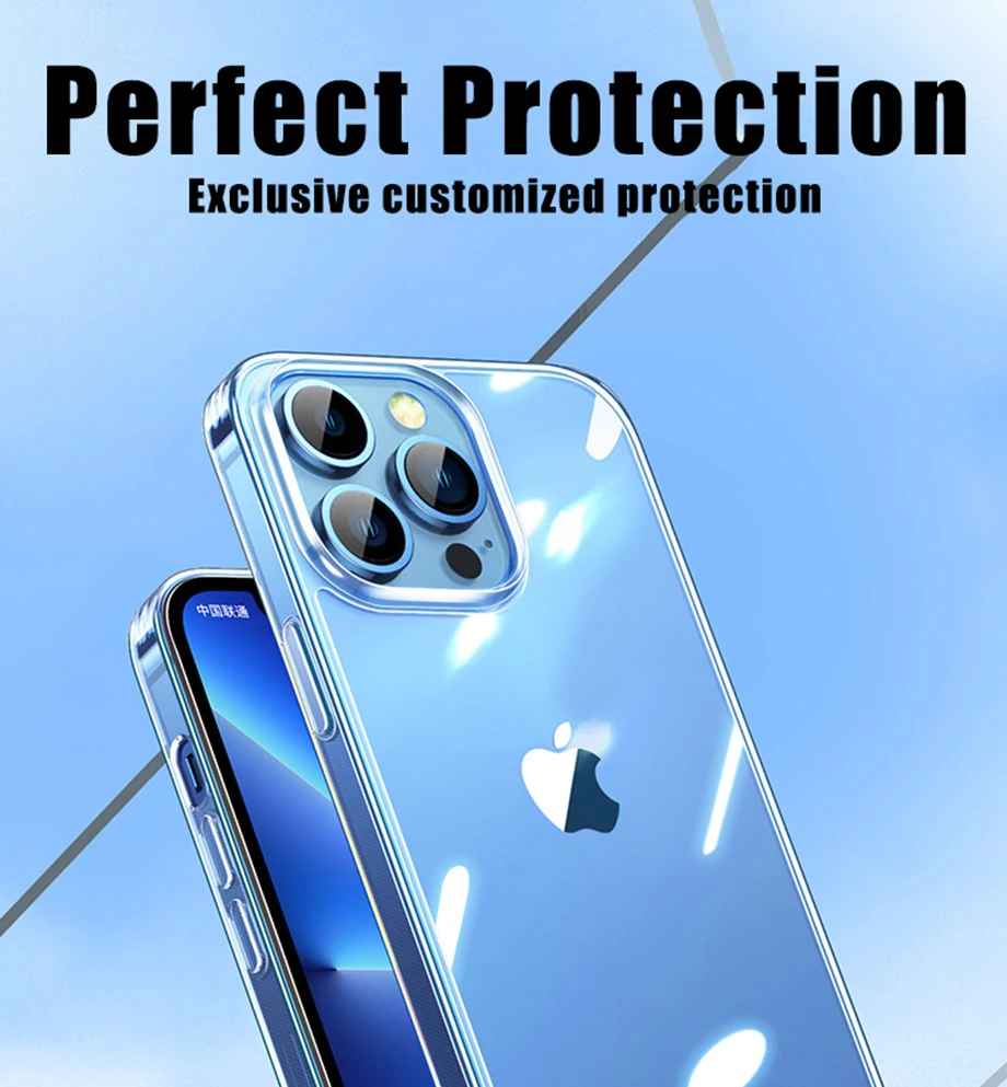 Crystal Clear Shockproof Silicone iPhone Cases|Wingotek
