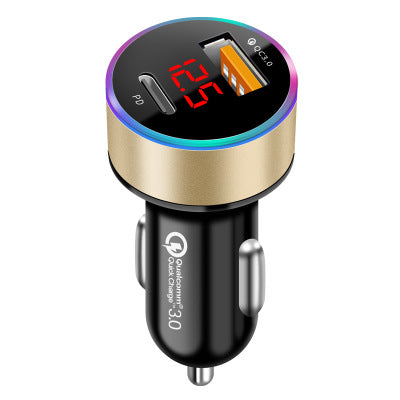 Smart PD USB-C Digital Car Charger|Wingotek