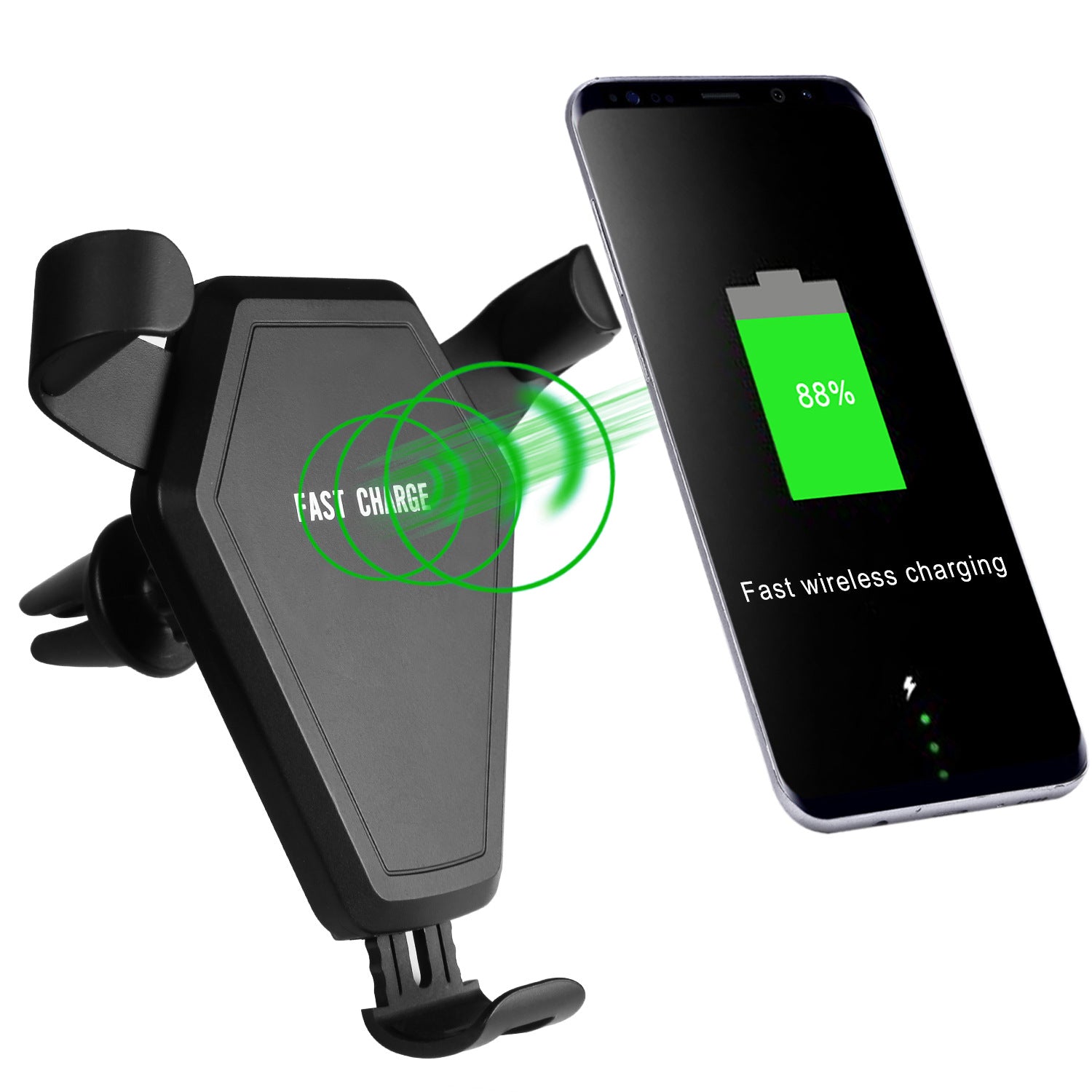 Fast Wireless Magnetic Car Charger|Wingotek