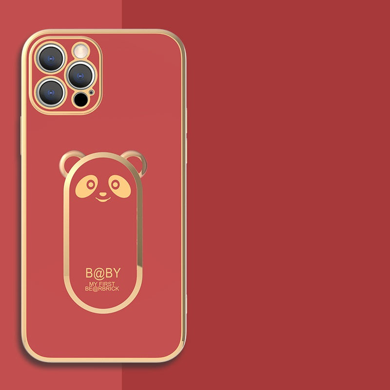 Panda Magnetic Ring Holder Phone Case|Wingotek