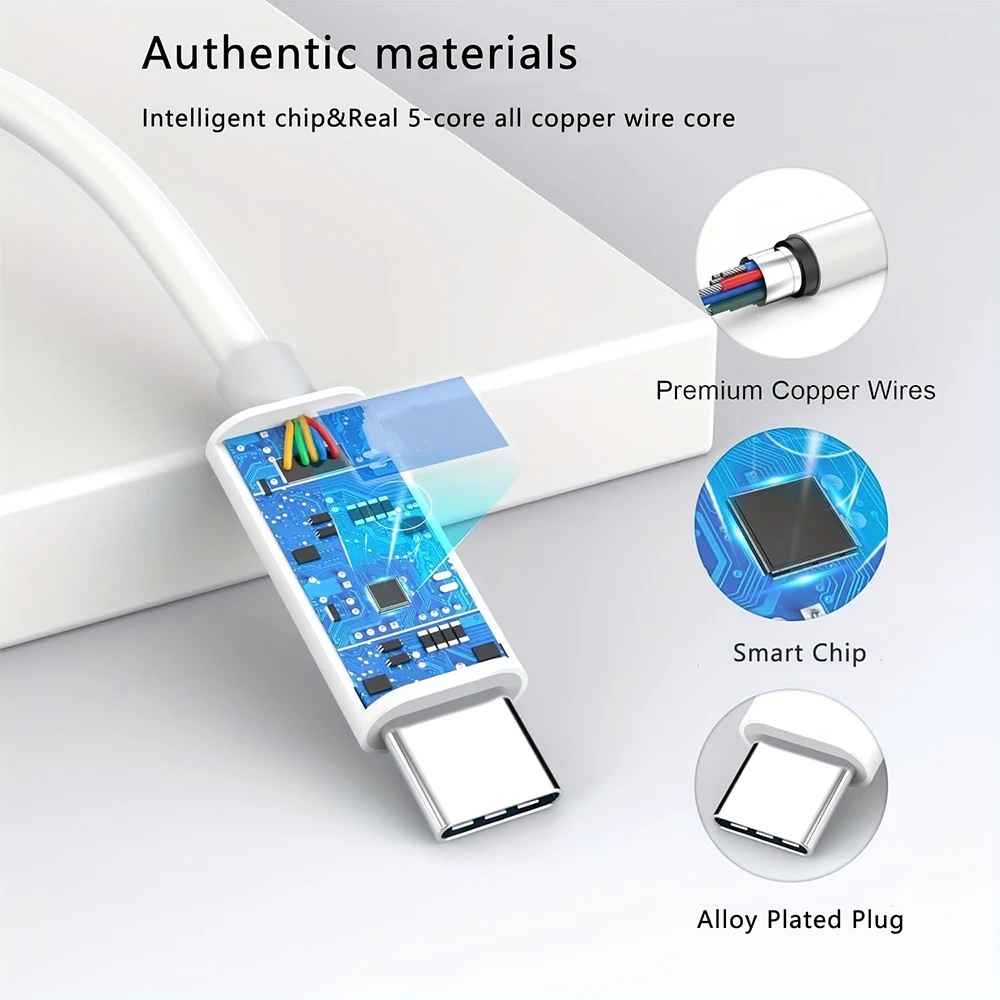 Ultra Fast Charger UK Plug – Dual Type-C Cable | Wingotek