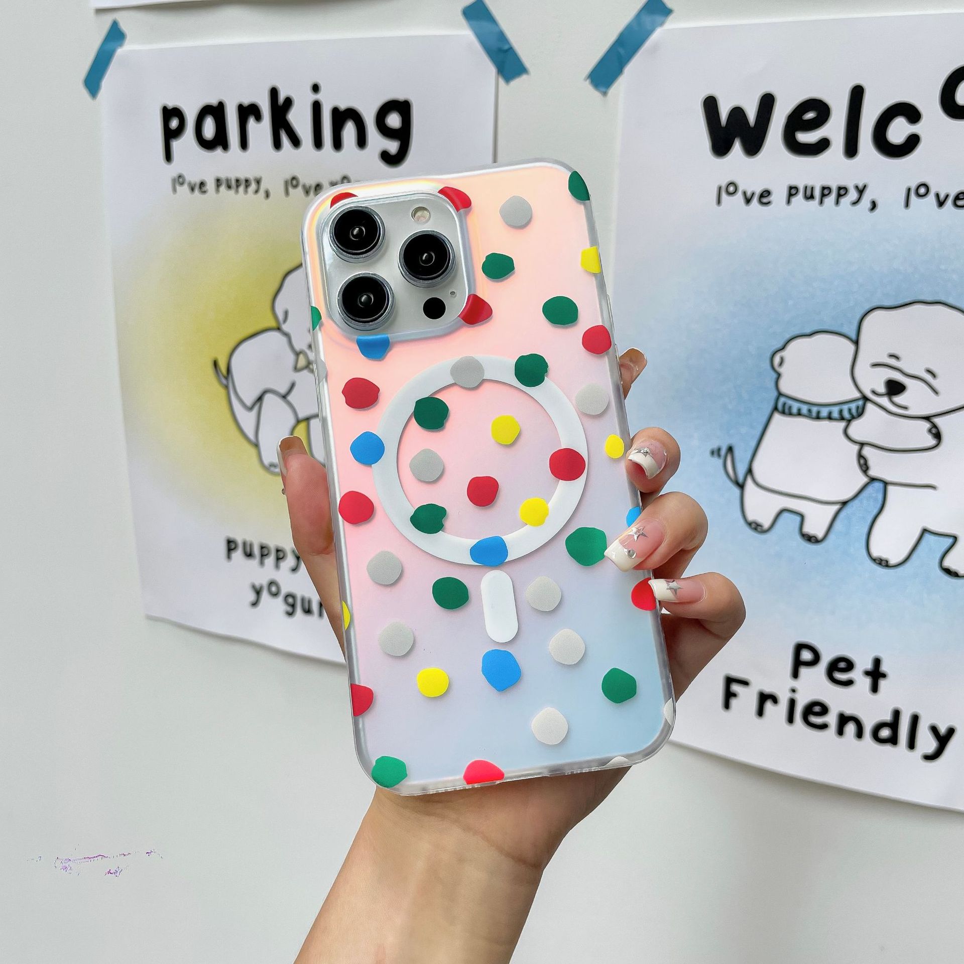 Luxury Magnetic Wave Pattern Phone Case|Wingotek