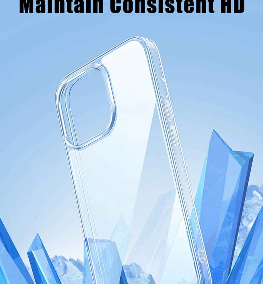 Crystal Clear Shockproof Silicone iPhone Cases|Wingotek