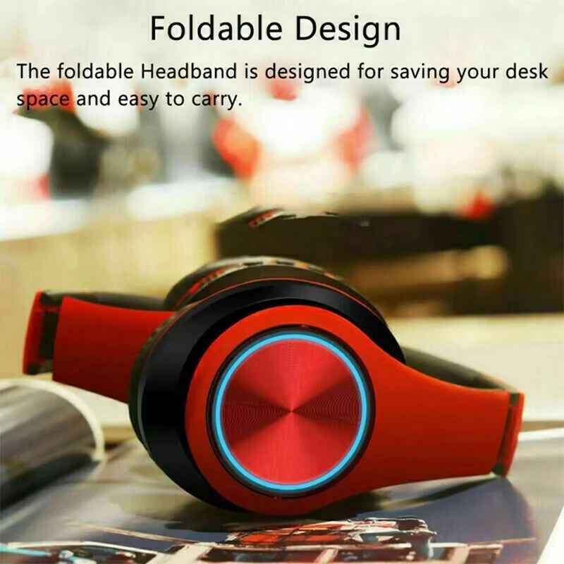 RGB Foldable Bluetooth Headphones|Wingotek