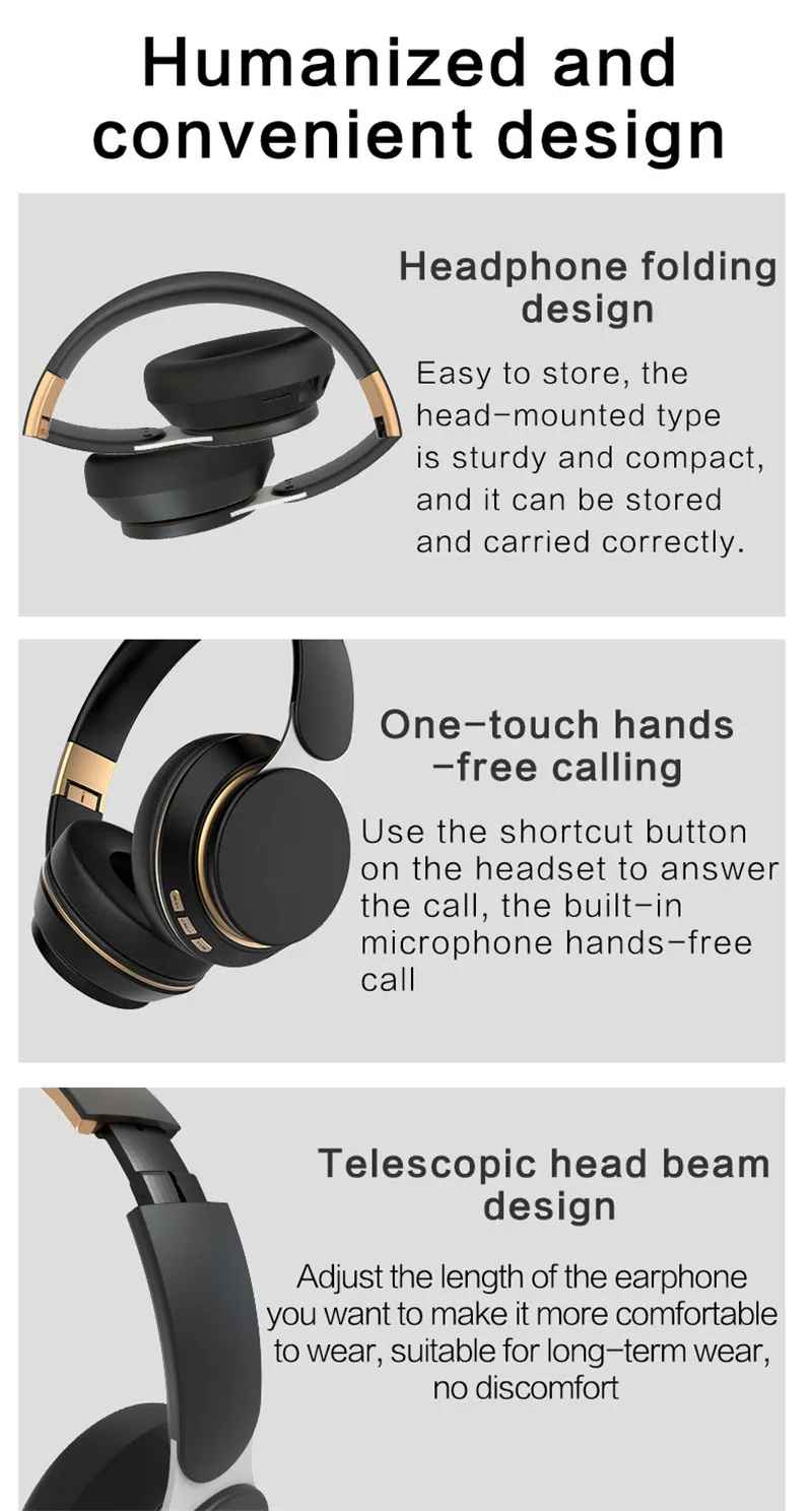 Wireless Foldable Bluetooth Headphones|Wingotek