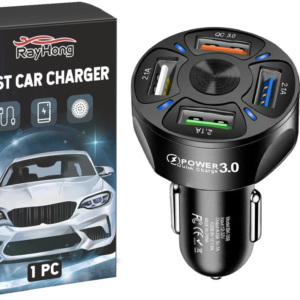 Rapid Multiple Charging Car Adapter|Wingotek