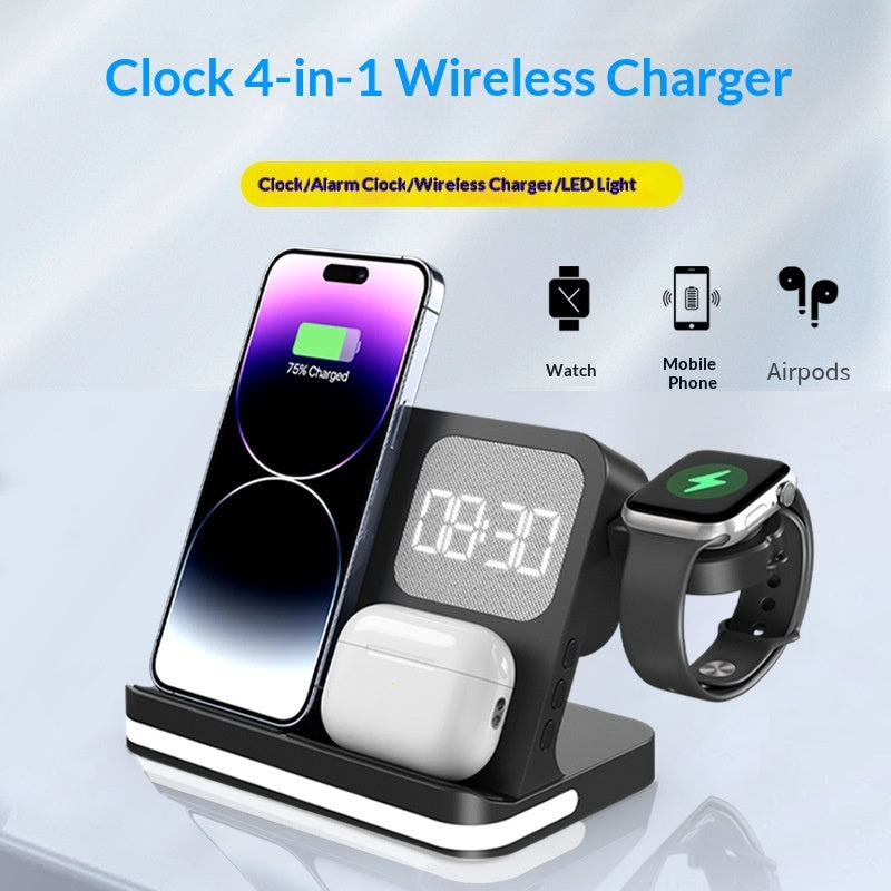 Smart Alarm Clock Wireless Charging Station|Wingotek