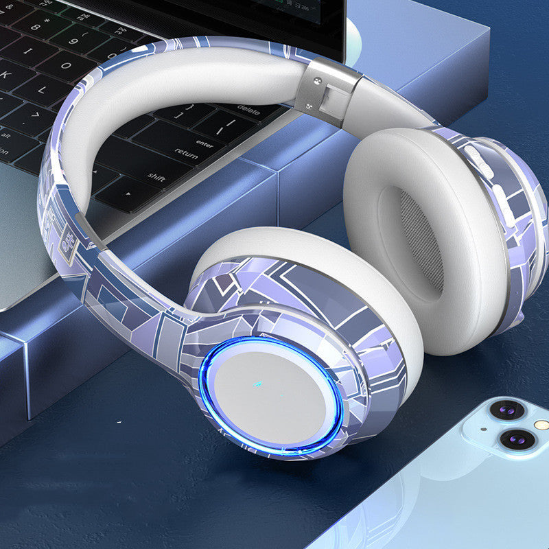 Bluetooth 5.2 LED Wireless Headphones|Wingotek